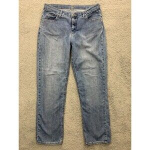 Lee Riders Women's Denim Blue Jeans - Straight Leg 5 Pocket Design